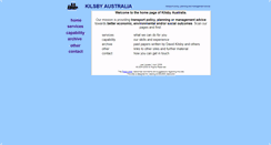Desktop Screenshot of kilsby.com.au